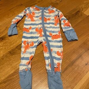 Little Sleepies Crustacean Crew Zippy 0-3m